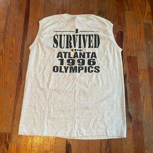 Vintage 1996 Atlanta Olympics LA Sportswear Single Stitch USA XL Tank Top Shirt